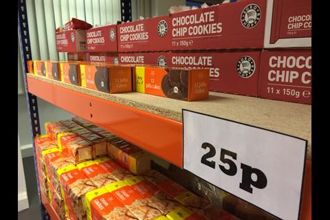 There are plenty of treats for shoppers with a sweet tooth, including jaffa cakes, chocolate chip cookies, jelly babies and fruit pastilles.